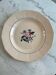 Grand plat Sarreguemines Digoin Fleur peint main