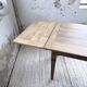 Solid oak farmhouse table with extensions (190-280cm) 1950