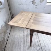 Solid oak farmhouse table with extensions (190-280cm) 1950