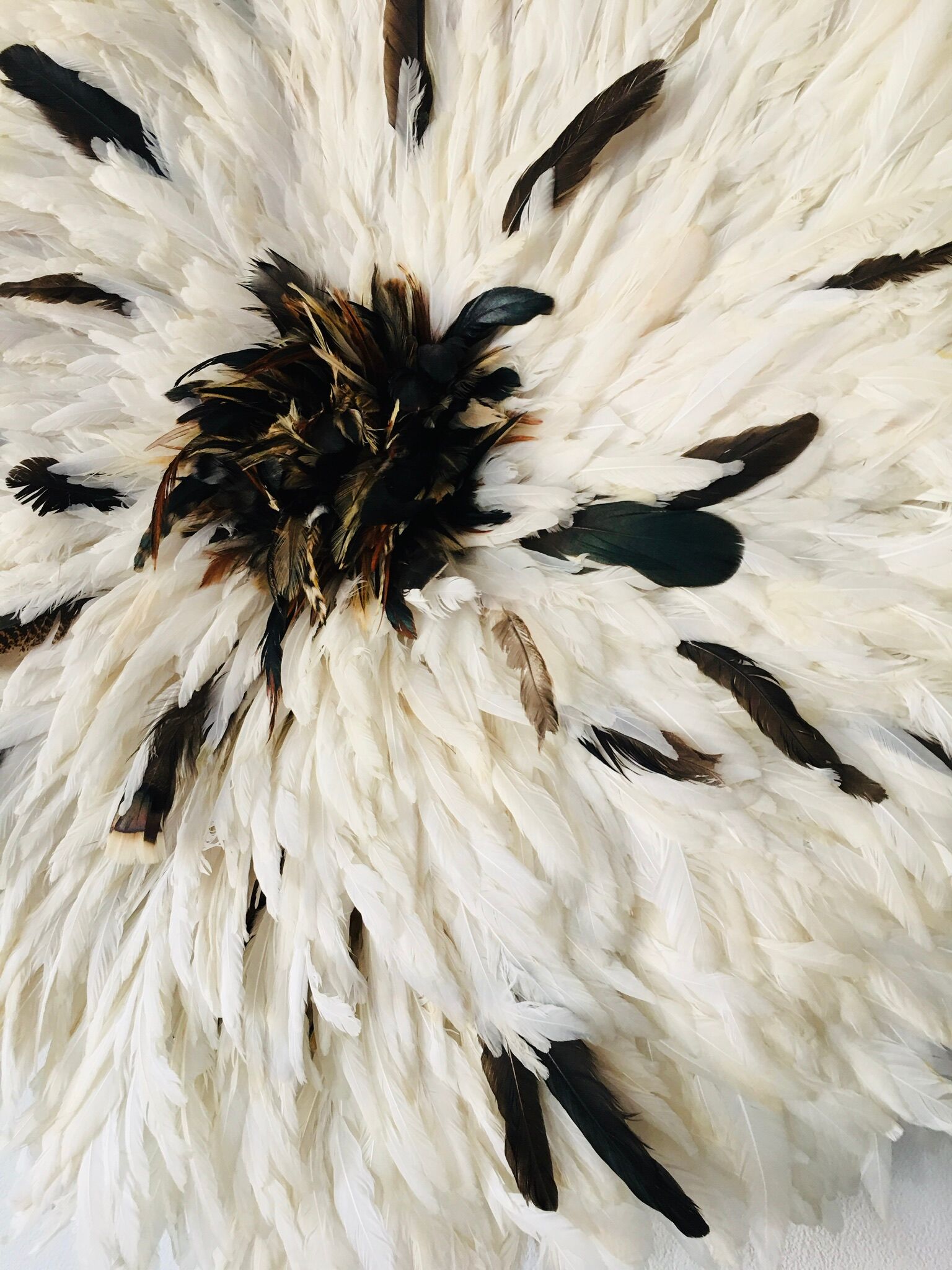 Juju hat blanc moucheté 75 cm