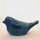 Bird statue, Aldo Londi for Bitossi, Rimini blue series