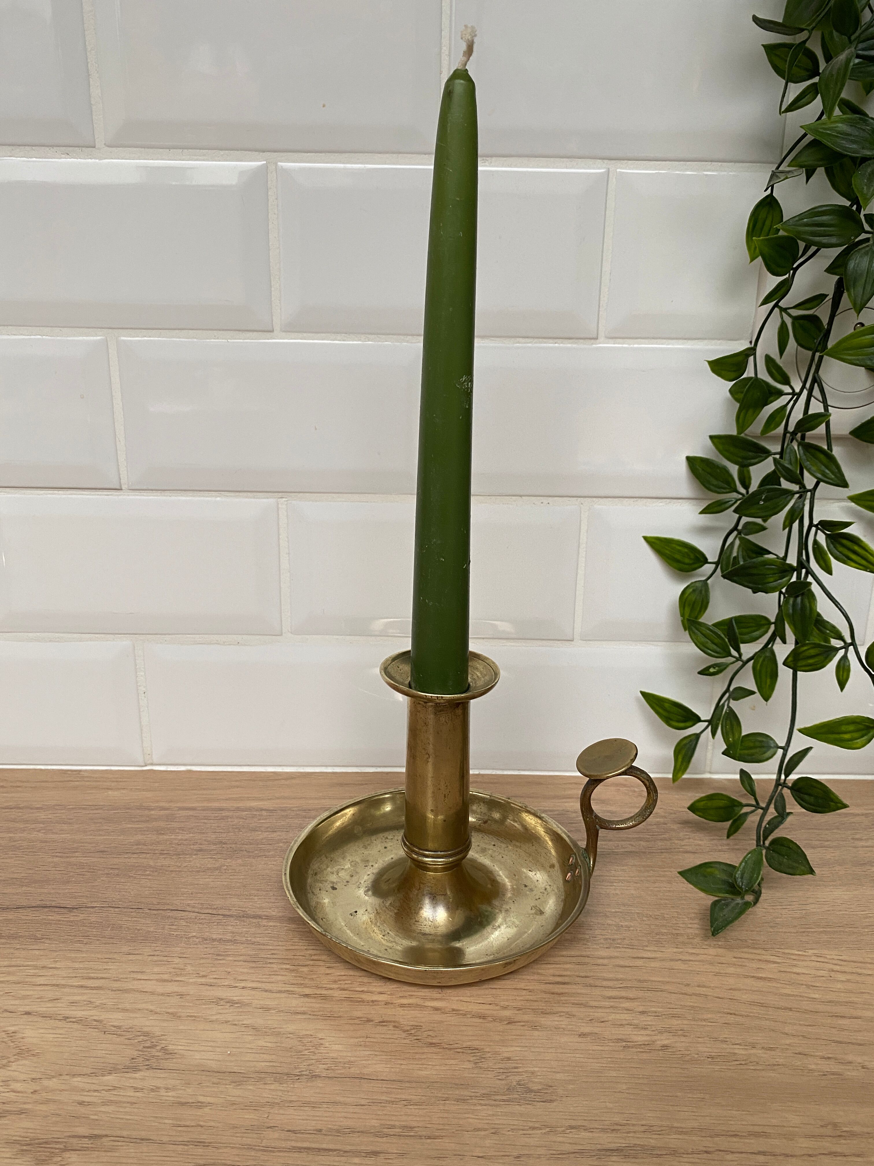 Brass candle holder