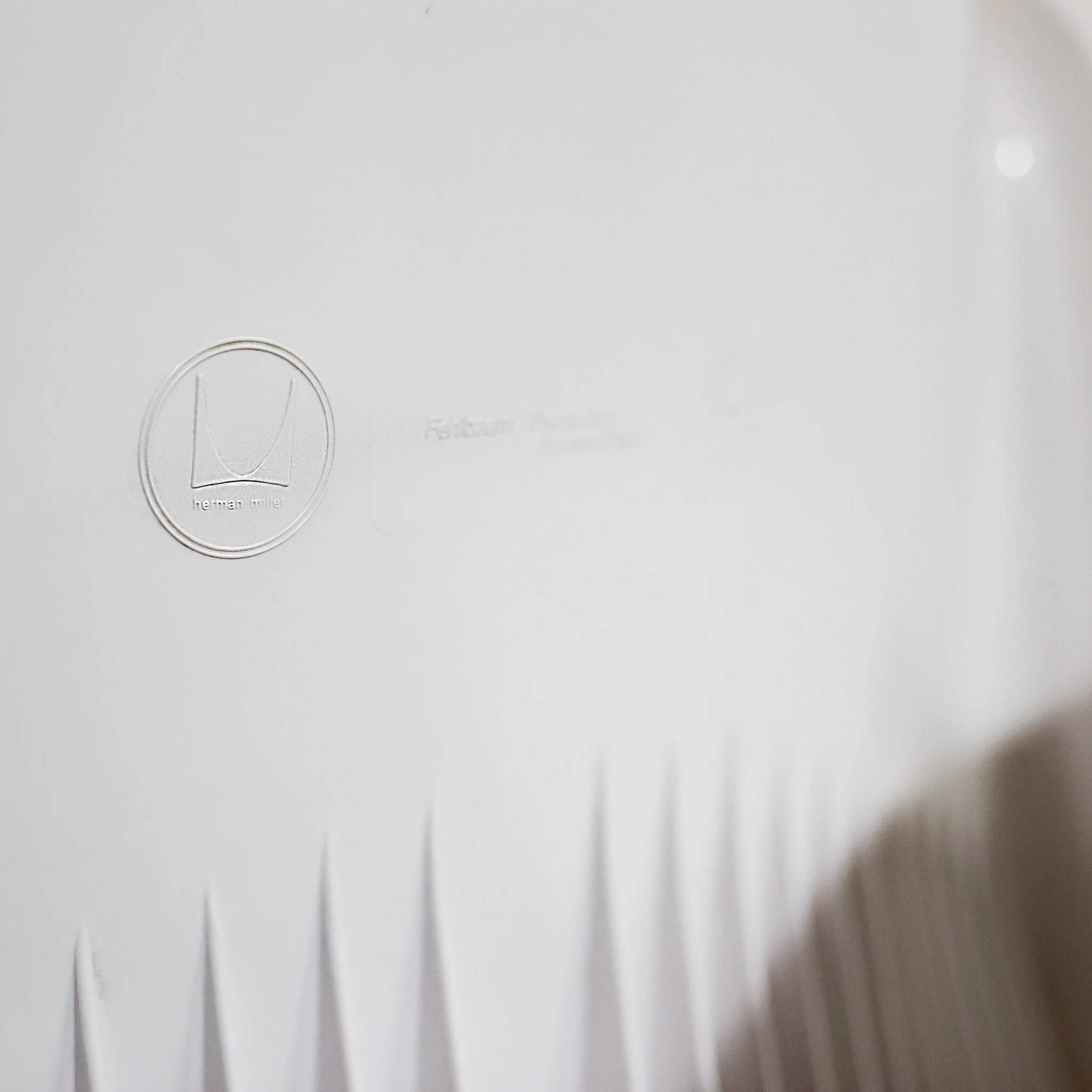 White S chair by Verner Panton – Herman Miller edition 1971