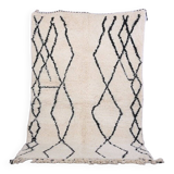 Handmade wool Berber rug 250x150 cm