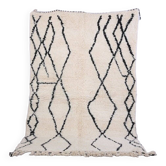 Handmade wool Berber rug 250x150 cm