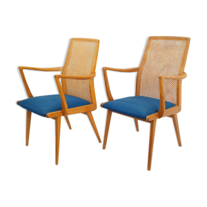 paire de fauteuils scandinaves 1960 vintage