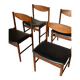 Lot de 6 chaises Gplan danish design Kofod Larsen