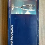 Lot of six glasses of champagne