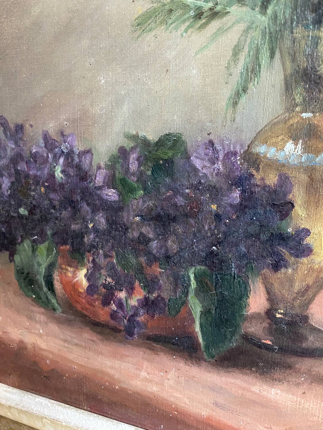 Still life with mimosa