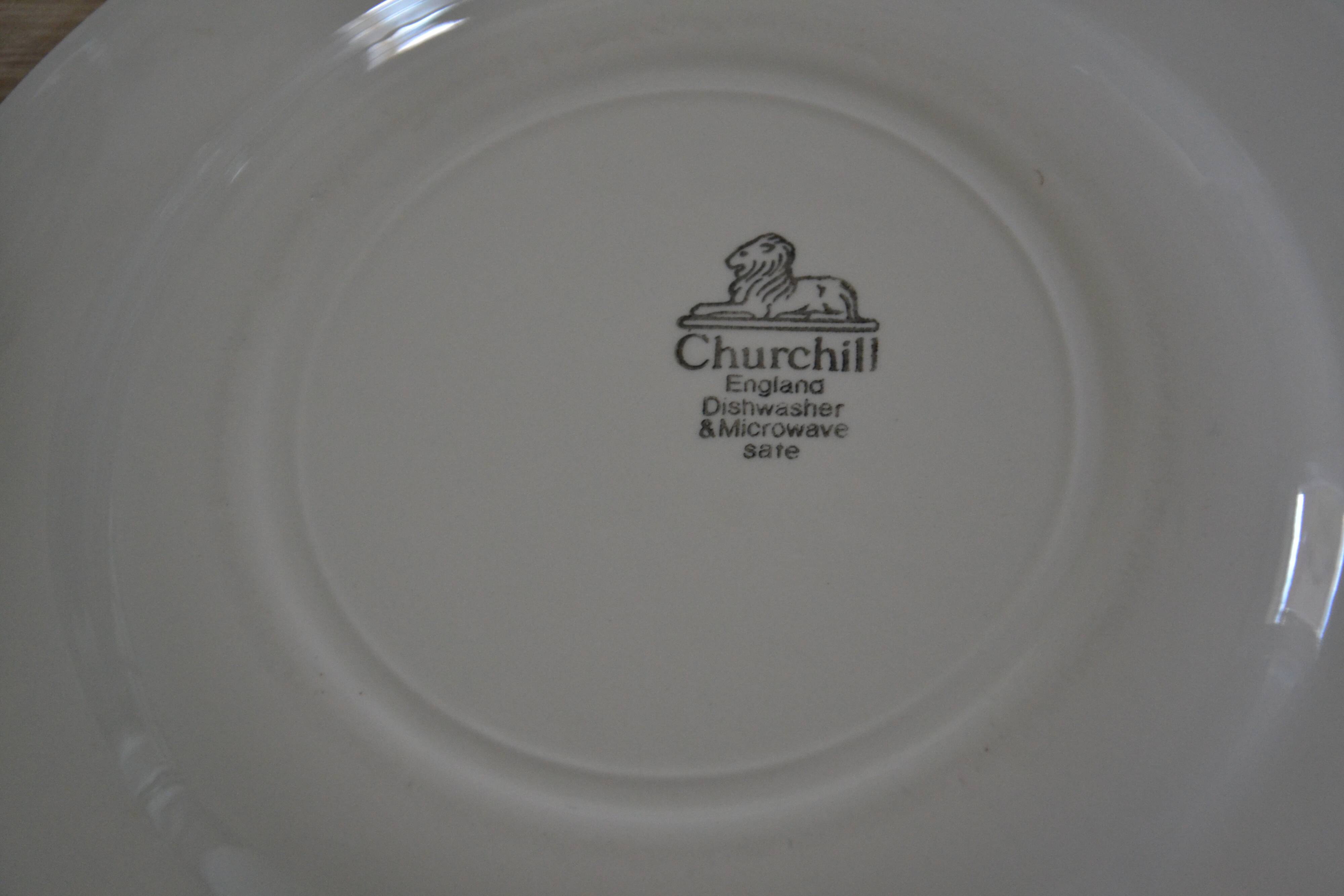 6 flat plates Churchill England