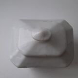 Old white sugar bowl