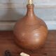 Vintage terracotta lamp, vintage lamp base, living room lamp, brown lamp