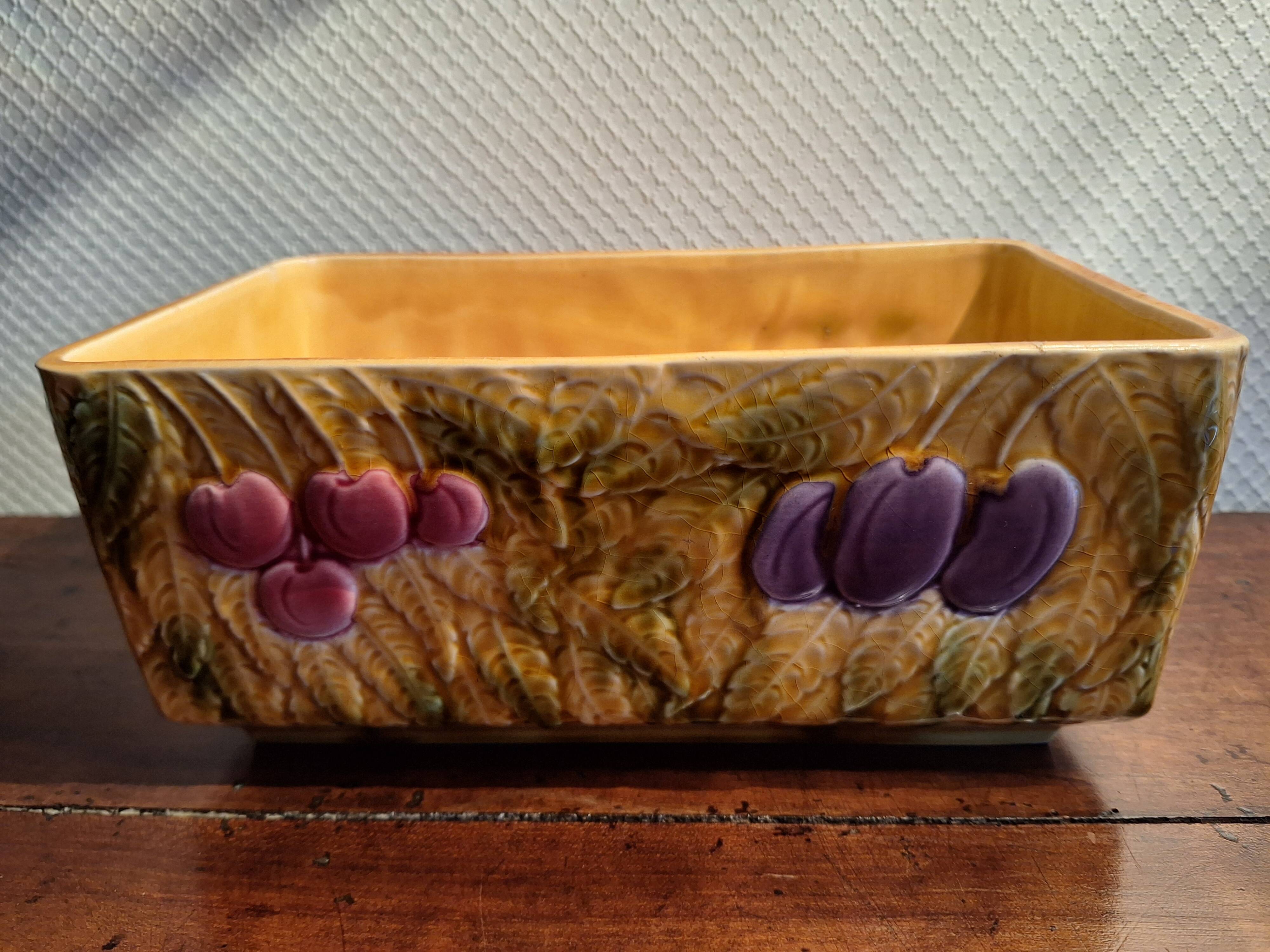 Sarguemines planter / fruit slip centerpiece