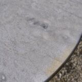 Marble and wrought iron bistro table