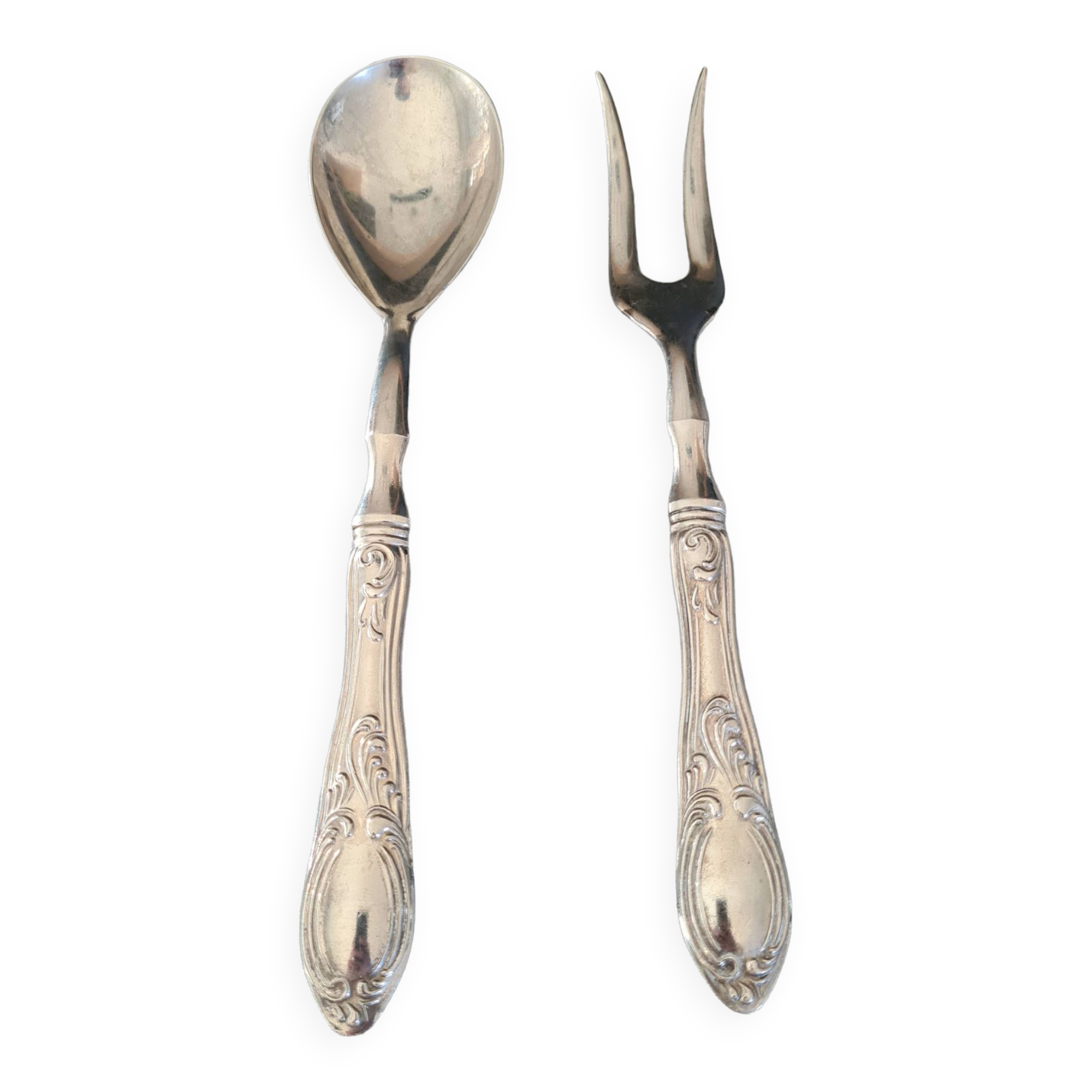 Silver metal serving cutlery 800