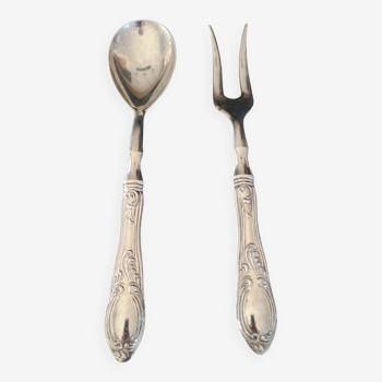 Silver metal serving cutlery 800