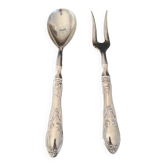 Silver metal serving cutlery 800