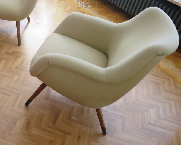 1/2 fauteuil organic année 50 original