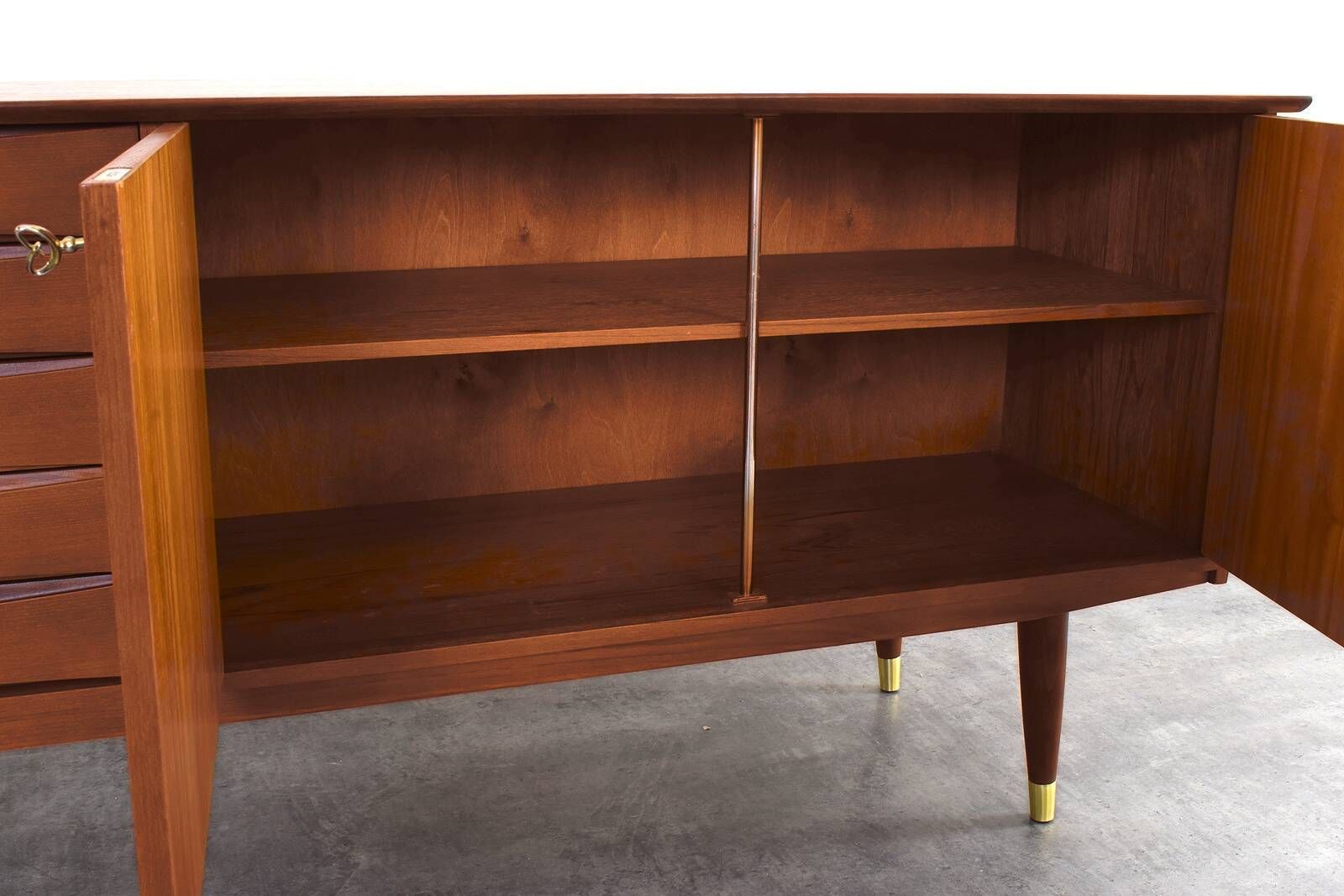 Mid-Century Teak Sideboard by Fredrik A. Kayser, Norway, 1960s.