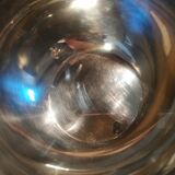 Servant 3 cups in silver metal poinçoin