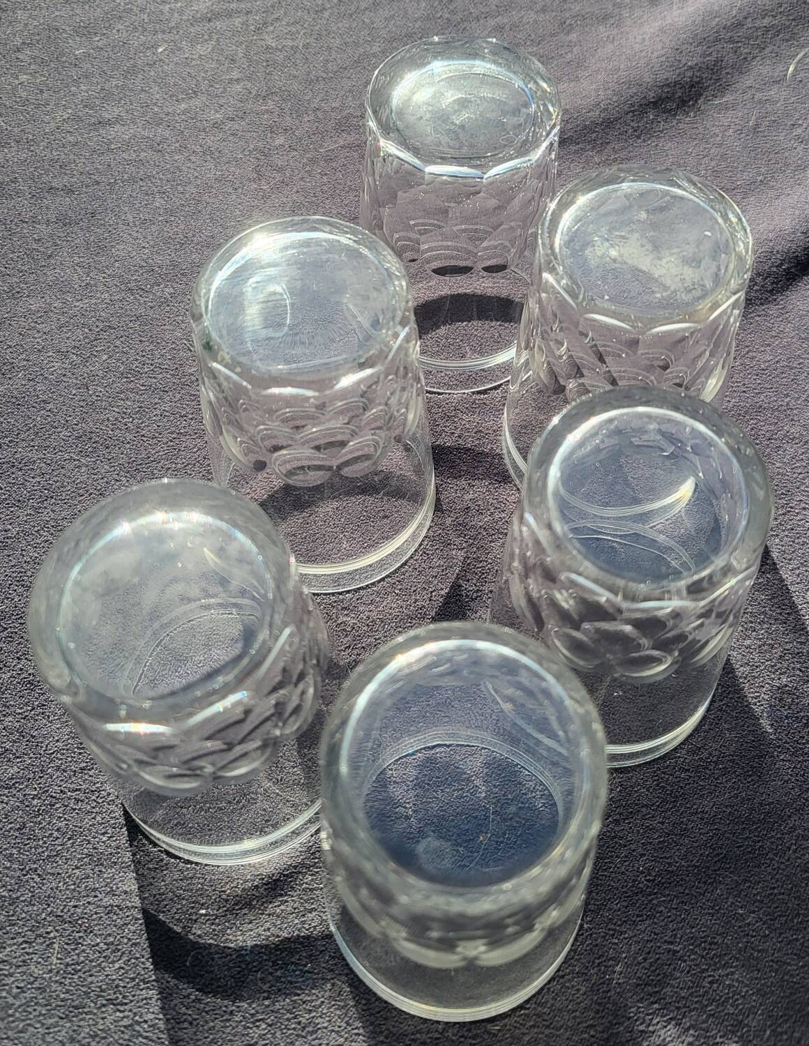 6 baccarat crystal goblet