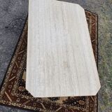 Travertine coffee table