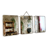 Triptych barber mirror, 1930s-1950s