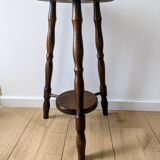 Vintage Turned Wooden Tripod