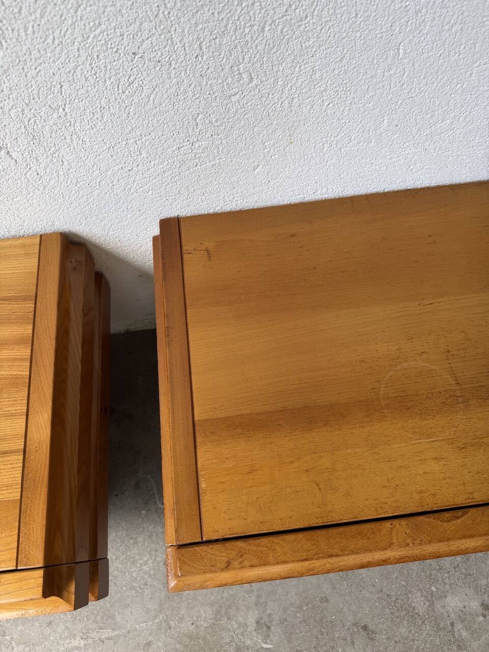 Paire de chevets en orme Maison Regain