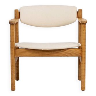 Fauteuil de Jørgen Bækmark pour FDB Møbler (Danemark, années 1960).