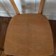 4 vintage beech chairs
