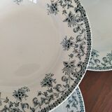 6 St Amand "Jane" iron clay soup plates