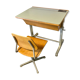 Bureau écolier pupitre suisse et sa chaise