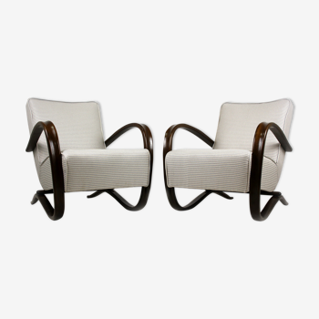 Set of 2 H - 269 armchairs by Jindrich Halabala, 1930s