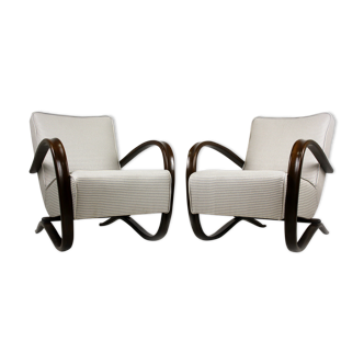Set of 2 H - 269 armchairs by Jindrich Halabala, 1930s