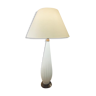 1950s Alfredo Barbini Style Ribbed Glass Table Lamp