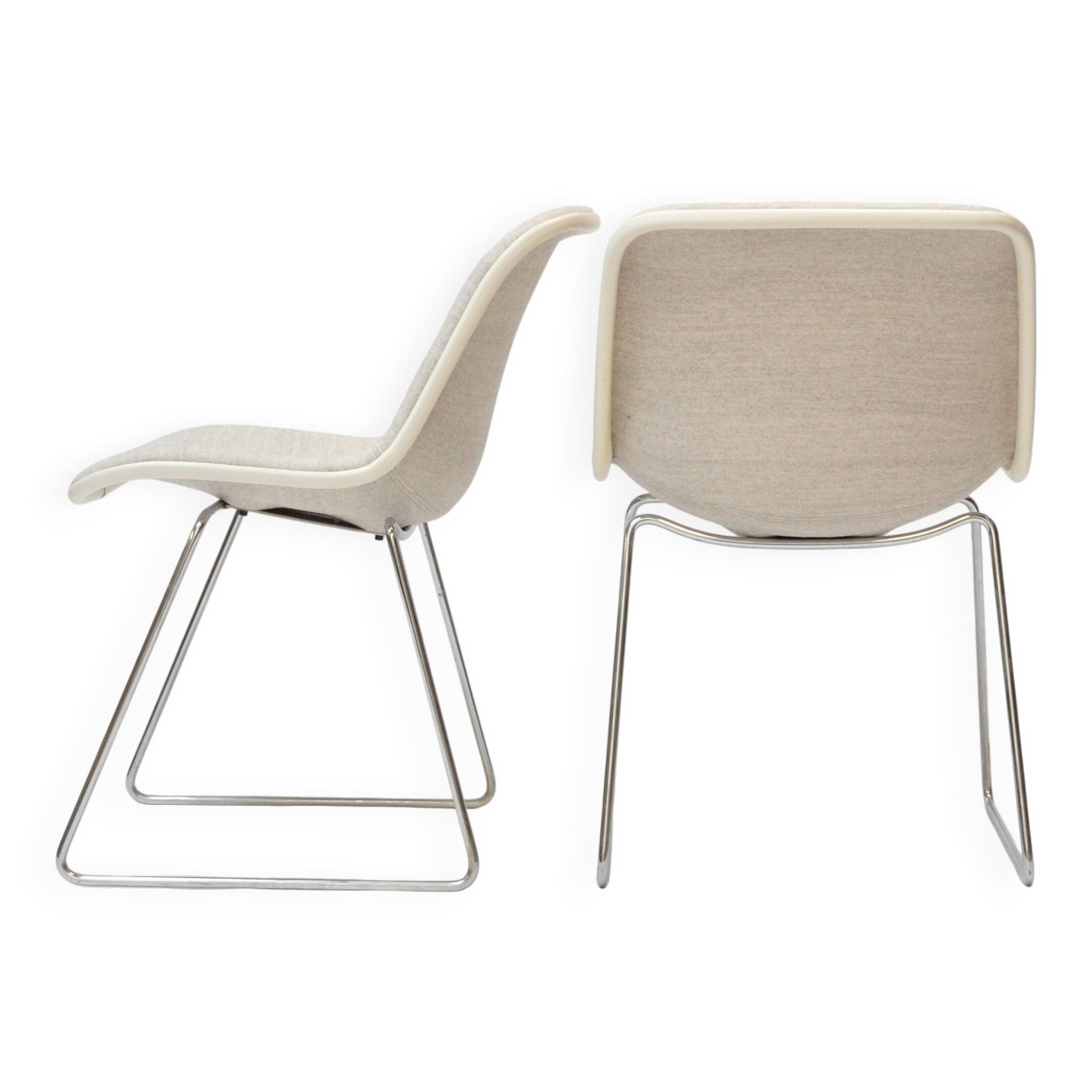 Set of 4 Spirit dining chairs by Hajime Oonishi for Houtoku/Artifort, 1970s.