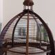 Victorian wooden birdcage