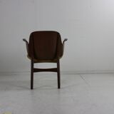 Organic design arm chair by Hans Olsen for Bramin