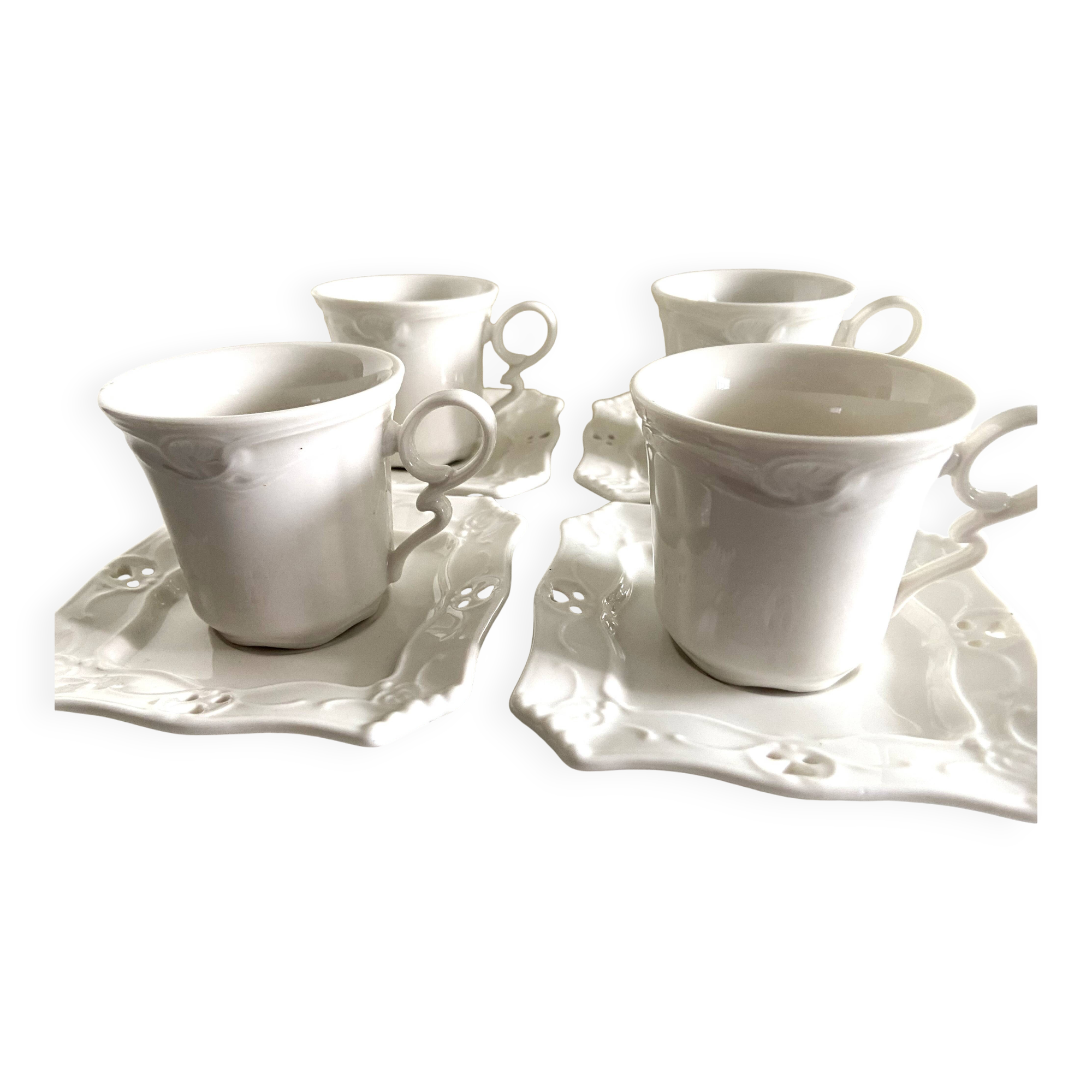 Coffee Tea Chocolate Set New Earthenware Romantic Baroque Rococo Style