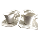 Coffee Tea Chocolate Set New Earthenware Romantic Baroque Rococo Style