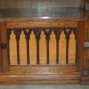 Gothic Revival library hand-carved by Pugin