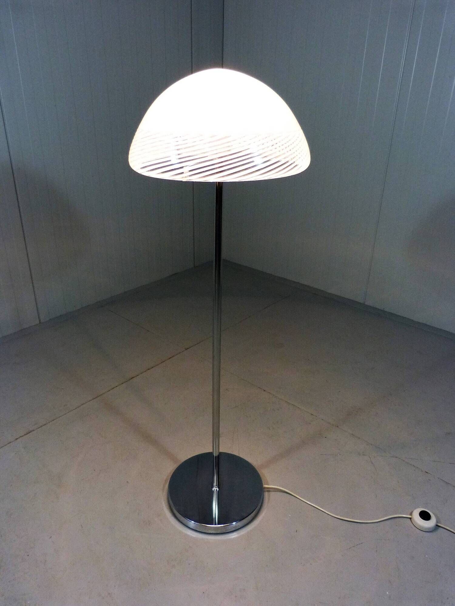 Carlo Nason floor lamp LT 350 Mazzega Italy 1960s