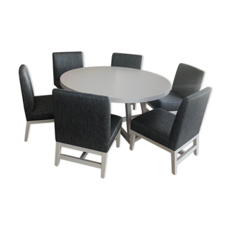 Dining table with 6 chairs