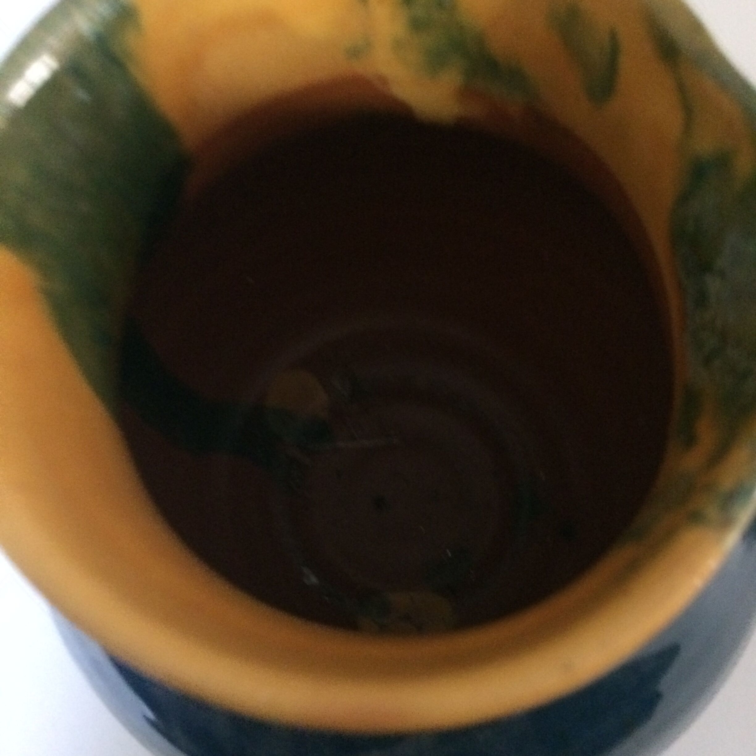 Blue glazed sandstone pitcher of the Ravel brand