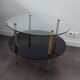 Glass coffee table
