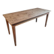 Farm table in solid oak, beech, and pine, early 20th century.