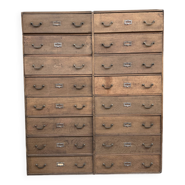 Large workshop cabinet with drawers (renovated)