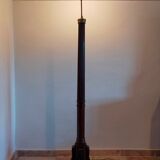 Louis XVI style floor lamp in carved mahogany
