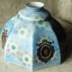 Globe suspension in opaline art nouveau period